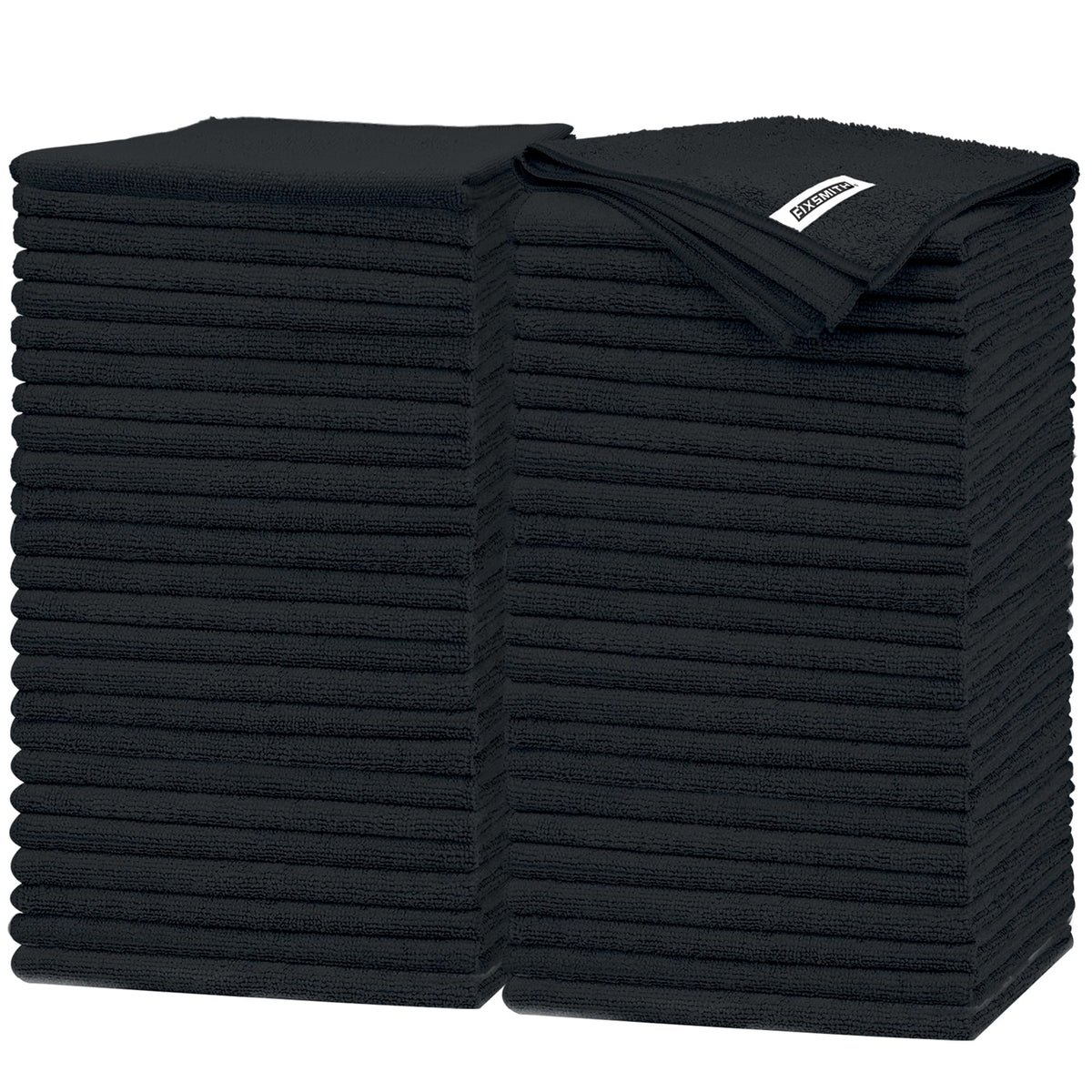 FIXSMITH Microfiber Cleaning Cloth - Pack of 8, Size: 12 x 16 in, Multi-Functional Cleaning Towels, Highly Absorbent Cleaning Rags, Lint-Free, Streak-Free Cleaning Cloths for Car Kitchen Home