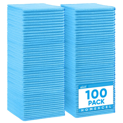 HOMEXCEL 8PK Microfiber Cleaning Cloth, Cleaning Rags for Home, 11.5x11.5in