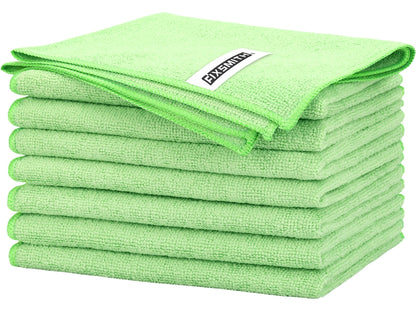 FIXSMITH Microfiber Cleaning Cloth - Pack of 8, Size: 12 x 16 in, Multi-Functional Cleaning Towels, Highly Absorbent Cleaning Rags, Lint-Free, Streak-Free Cleaning Cloths for Car Kitchen Home