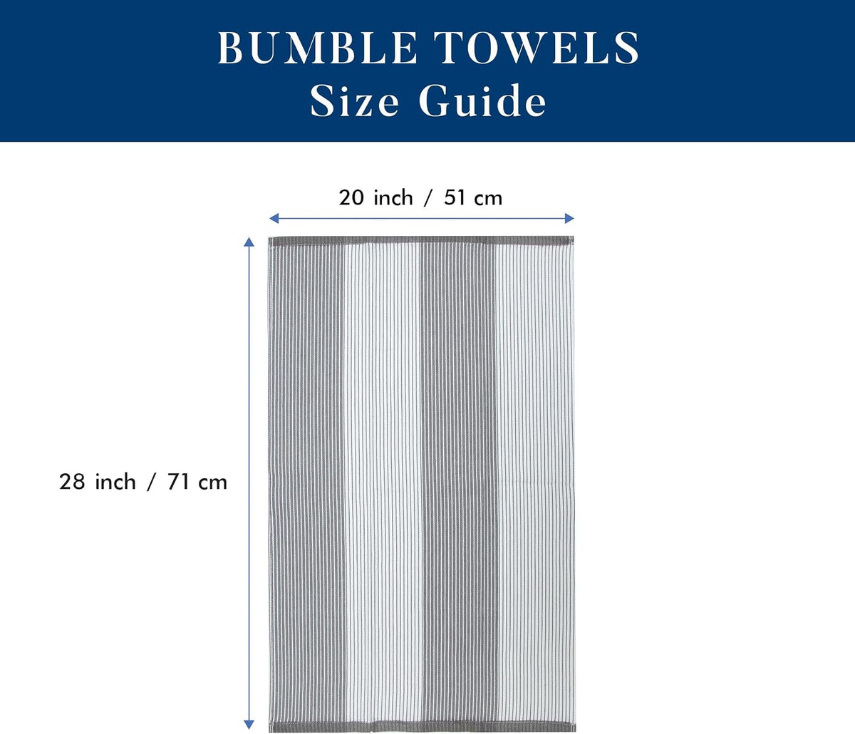 Premium Kitchen Towels 6 Pack 100% Cotton, 20"x28" Dish Towels - Grey