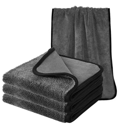 Shiny Cleaning Wipes Shower Cleaning Cloths- 3pcs Super Absorbent Microfiber Bath Towels for Effortless Cleaning of Windows, Bathroom, Car & Home Toilet - Shiny Cleaning Wipes（15.7x23.6in