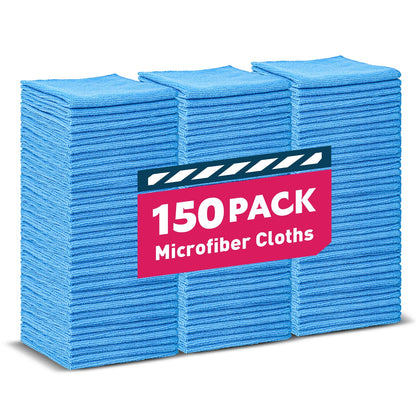 TEAWOO Microfiber Cleaning Cloths-50 Pack, Microfiber Towels Bulk
