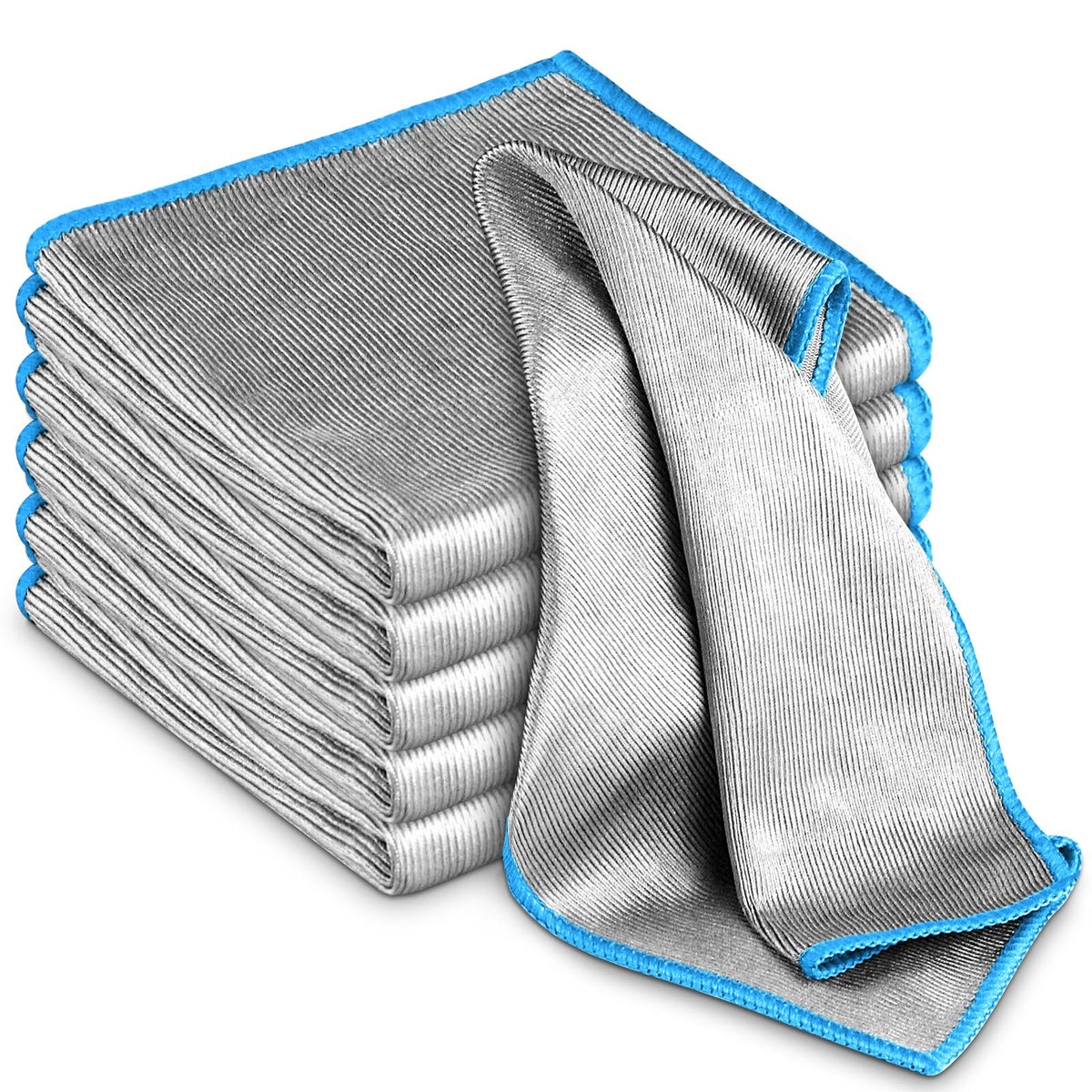 Airlab Glass Polishing Streak Free Miracle Cleaning Cloth, Silver-Green