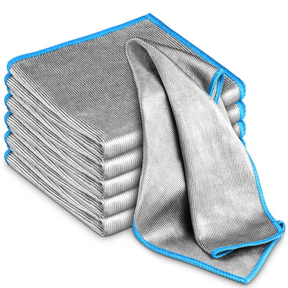 Airlab Glass Polishing Streak Free Miracle Cleaning Cloth, Silver-Green