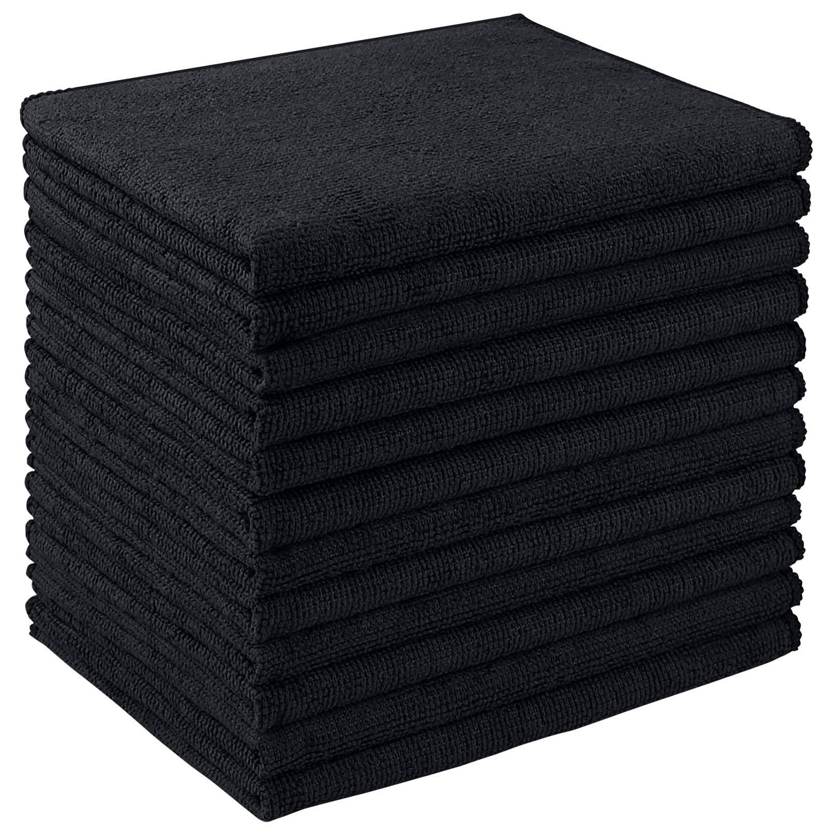 AIDEA Microfiber Cleaning Cloth 24 Pack, Microfiber Towels for Cars, Soft & Absorbent Cleaning Rags, Premium Lint Free Shop Towels for House, Kitchen, Car, 12inx16in