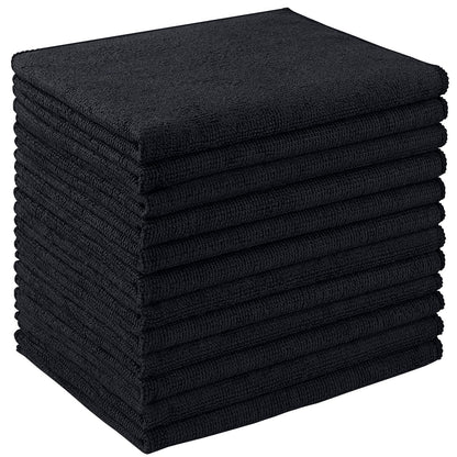 AIDEA Microfiber Cleaning Cloth 24 Pack, Microfiber Towels for Cars, Soft & Absorbent Cleaning Rags, Premium Lint Free Shop Towels for House, Kitchen, Car, 12inx16in