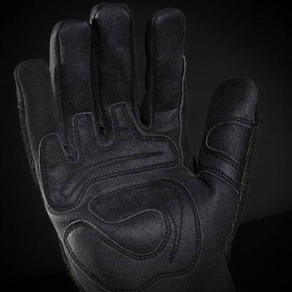 Ironclad HEATWORX REINFORCED; Heat and Cut Resistant Gloves, Palm Heat Protection Rated up to 450°F, (1 Pair), Black