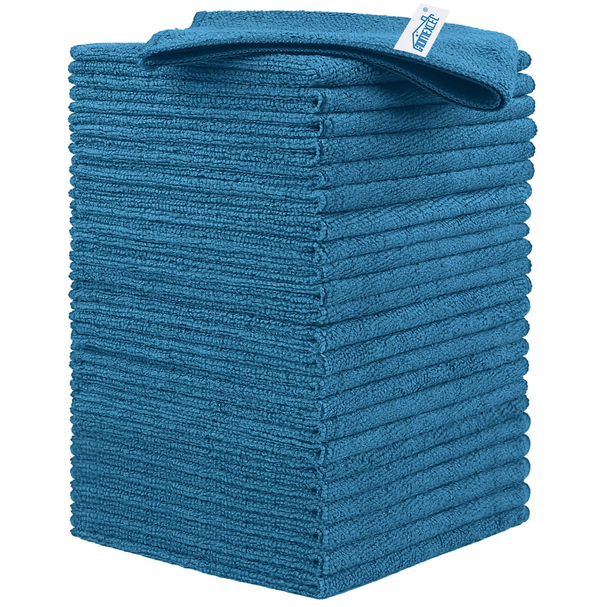 HOMEXCEL 8PK Microfiber Cleaning Cloth, Cleaning Rags for Home, 11.5x11.5in