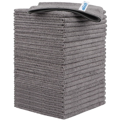 HOMEXCEL 8PK Microfiber Cleaning Cloth, Cleaning Rags for Home, 11.5x11.5in