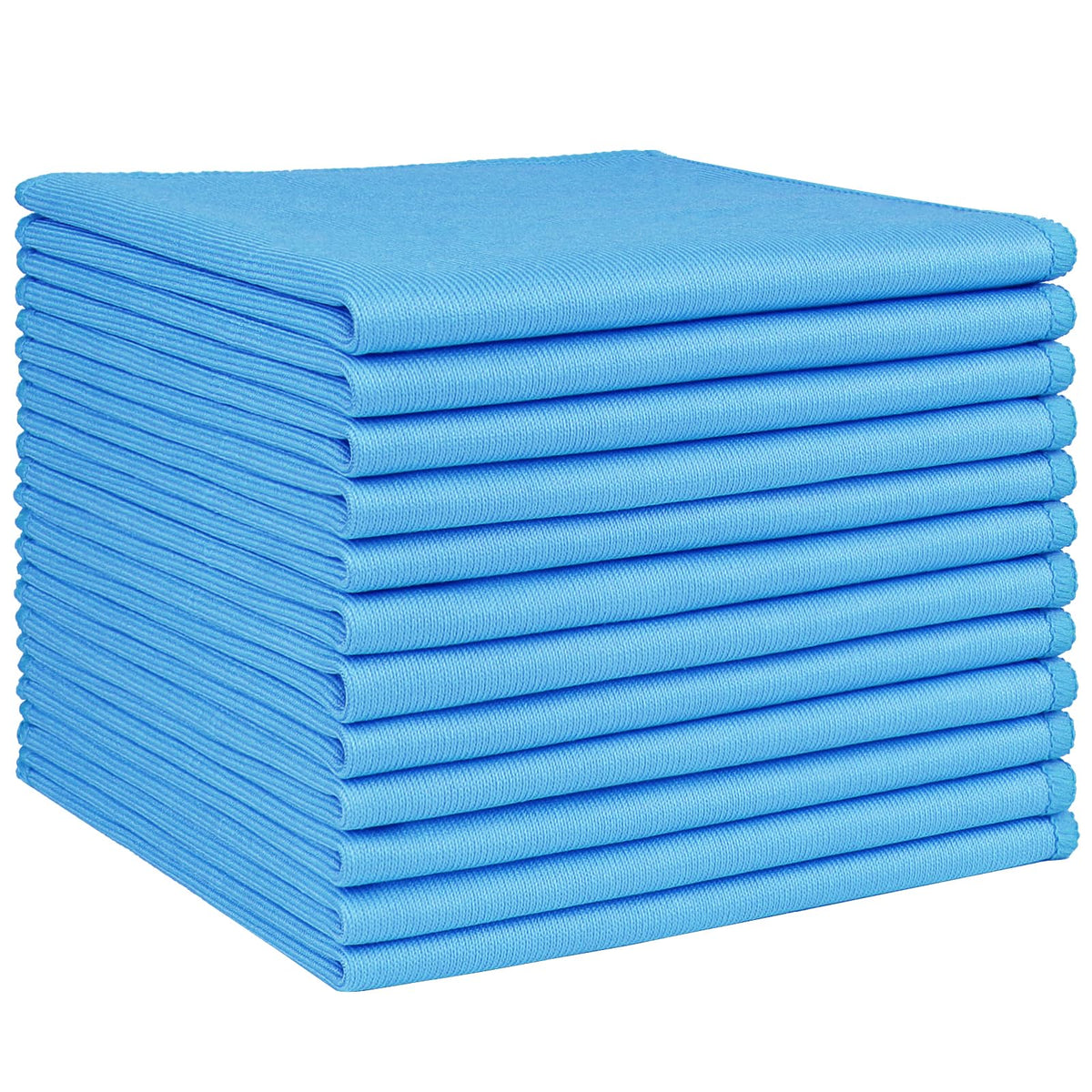 HOMEXCEL Glass Cleaning Cloths 6PK, Streak Free Towel for Windows, 14x16in