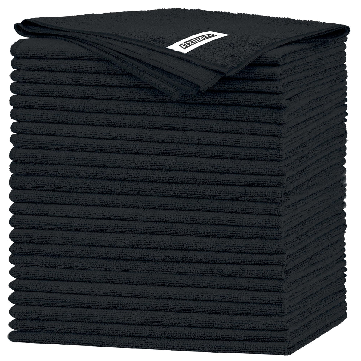 FIXSMITH Microfiber Cleaning Cloth - Pack of 8, Size: 12 x 16 in, Multi-Functional Cleaning Towels, Highly Absorbent Cleaning Rags, Lint-Free, Streak-Free Cleaning Cloths for Car Kitchen Home
