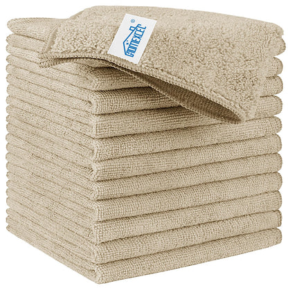 HOMEXCEL 8PK Microfiber Cleaning Cloth, Cleaning Rags for Home, 11.5x11.5in