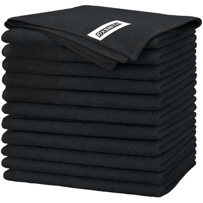 FIXSMITH Microfiber Cleaning Cloth - Pack of 8, Size: 12 x 16 in, Multi-Functional Cleaning Towels, Highly Absorbent Cleaning Rags, Lint-Free, Streak-Free Cleaning Cloths for Car Kitchen Home