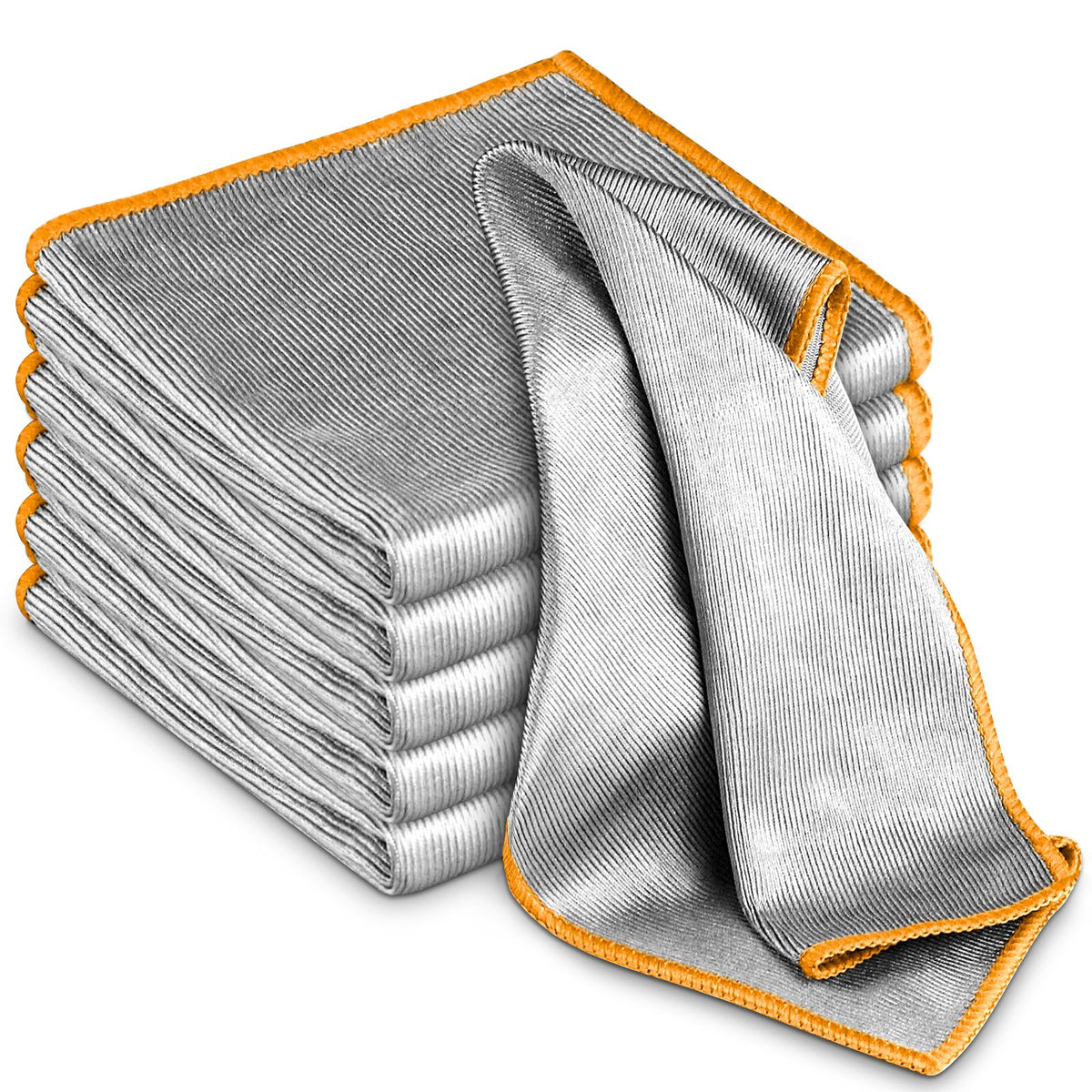 Airlab Glass Polishing Streak Free Miracle Cleaning Cloth, Silver-Green