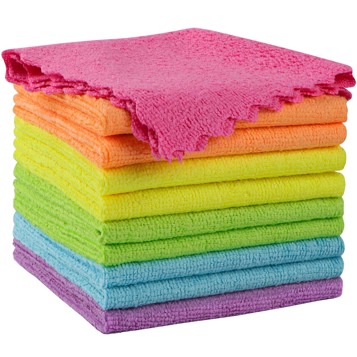 Orighty Microfiber Cleaning Cloth - 24 Pack, Cleaning Rags 12x11 inch