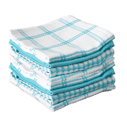 T-Fal Premium Waffle Dish Cloths: Highly Absorbent, Super Soft Long Lasting - 100% Cotton, 12"x13" Towel for Cleaning & Drying, (4-Pack), Sand