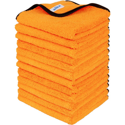 MR.SIGA Professional Microfiber Towels for Cars, Scratch Free, 6 Pack
