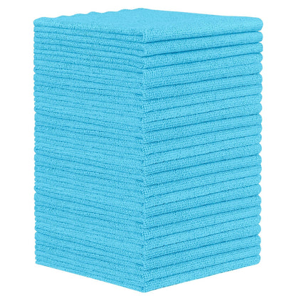 Orighty Microfiber Cleaning Cloth - 24 Pack, Cleaning Rags 12x11 inch
