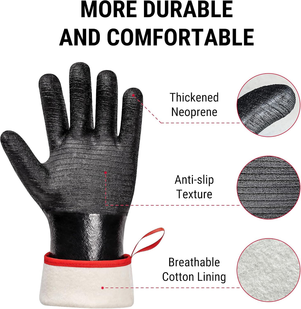 TempPro 932°F Heat Resistant BBQ Gloves, 14" Waterproof Oven & Grill Gloves