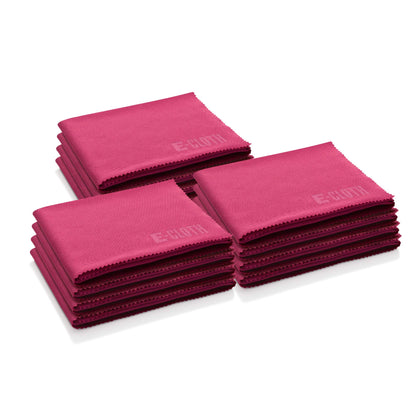 E-Cloth Glass & Polishing Cloth - Reusable & Durable Glass Cleaner - 4 Pack