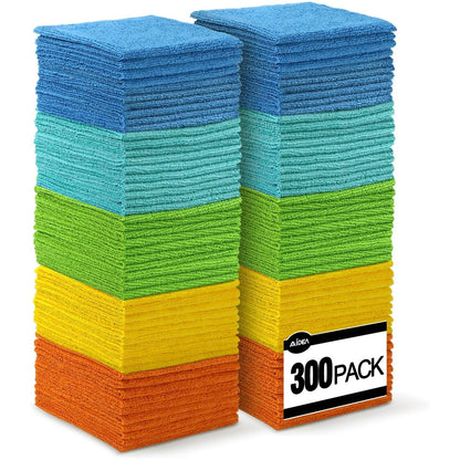 AIDEA Microfiber Cleaning Cloth-50PK, Microfiber Towels for Cars, 12"×12"