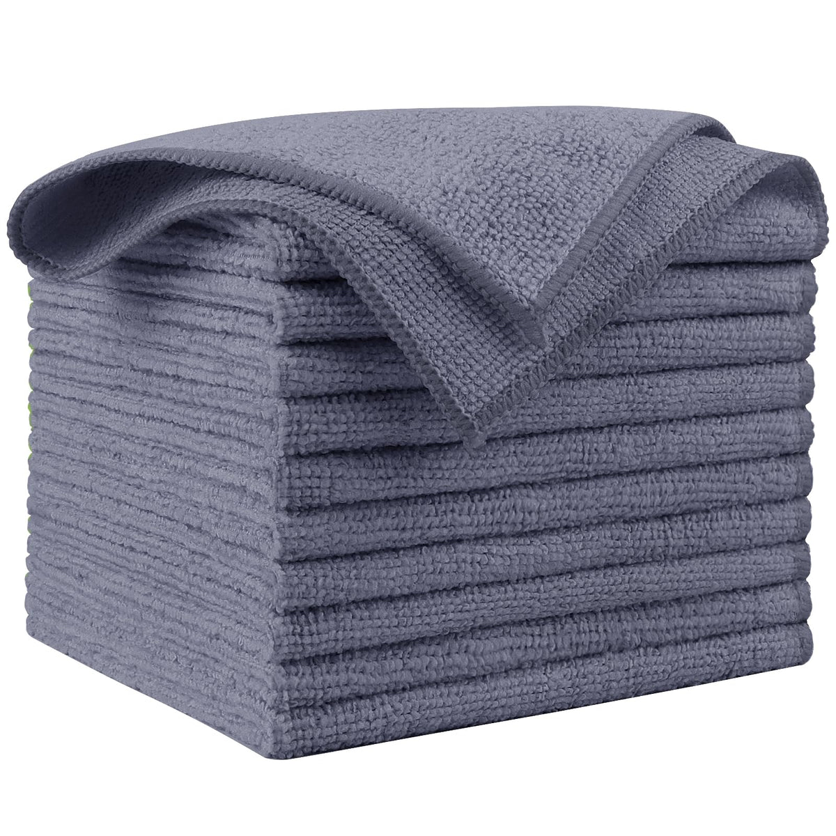 AIDEA Microfiber Cleaning Cloth Pink 10PK, Microfiber Towels 12×12"