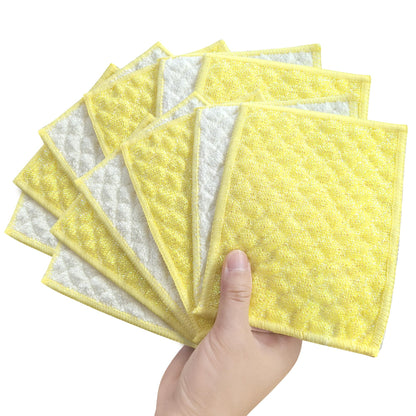 JOYMOOP Microfiber Cleaning Cloth, 18 Piece Set, Small, Multi Color