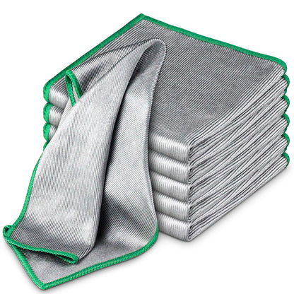 Airlab Glass Polishing Streak Free Miracle Cleaning Cloth, Silver-Green