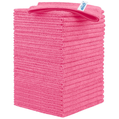 HOMEXCEL 8PK Microfiber Cleaning Cloth, Cleaning Rags for Home, 11.5x11.5in