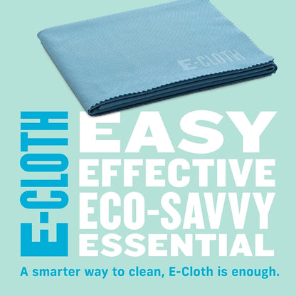 E-Cloth Glass & Polishing Cloth - Reusable & Durable Glass Cleaner - 4 Pack