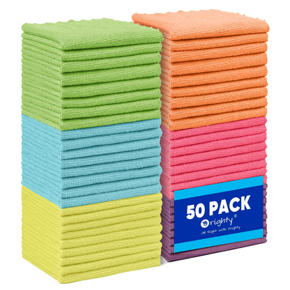 Orighty Microfiber Cleaning Cloth, Cleaning Rags, 12 Pack, 12x11 in