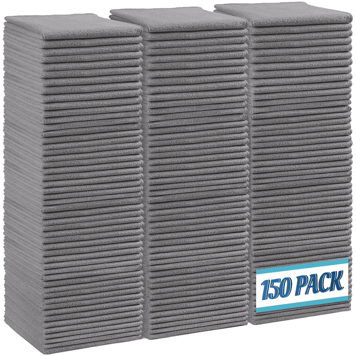 HOMEXCEL 8PK Microfiber Cleaning Cloth, Cleaning Rags for Home, 11.5x11.5in