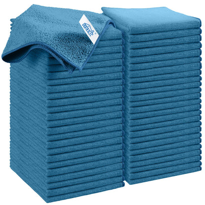 HOMEXCEL 8PK Microfiber Cleaning Cloth, Cleaning Rags for Home, 11.5x11.5in