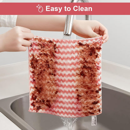 JOYMOOP Microfiber Cleaning Cloth, 18 Piece Set, Small, Multi Color