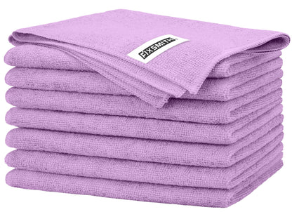 FIXSMITH Microfiber Cleaning Cloth - Pack of 8, Size: 12 x 16 in, Multi-Functional Cleaning Towels, Highly Absorbent Cleaning Rags, Lint-Free, Streak-Free Cleaning Cloths for Car Kitchen Home
