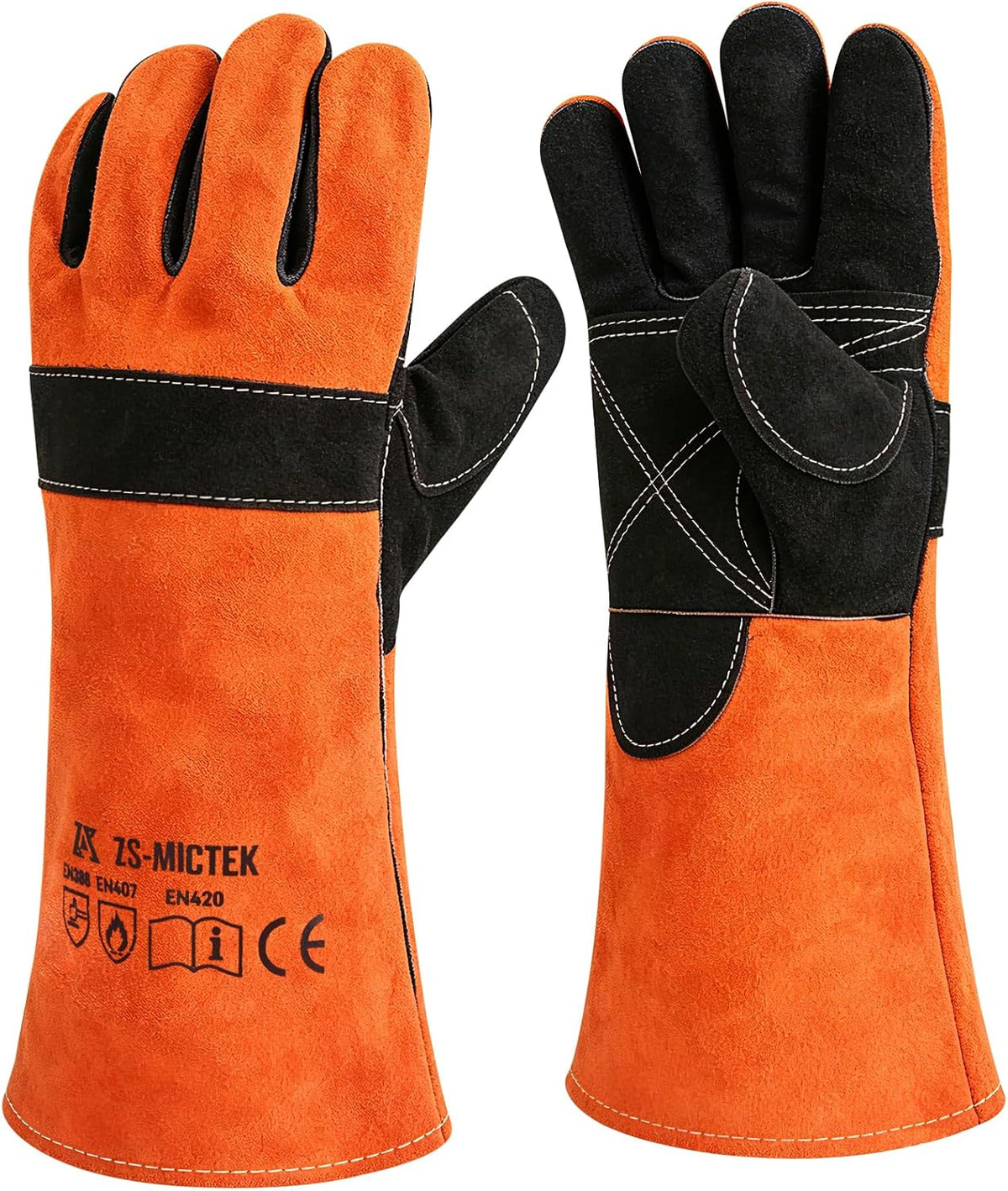 Heavy Duty Welding Gloves XL, 16" Premium Welding Gloves for Men