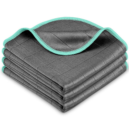 Airlab Glass Polishing Streak Free Miracle Cleaning Cloth, Silver-Green