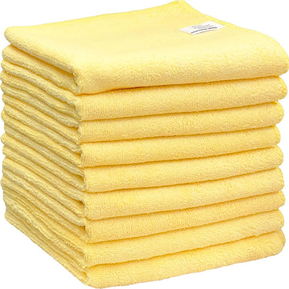 Simple Houseware 16" x 24" Microfiber Cleaning Towels, Heavy Duty 9 Pack