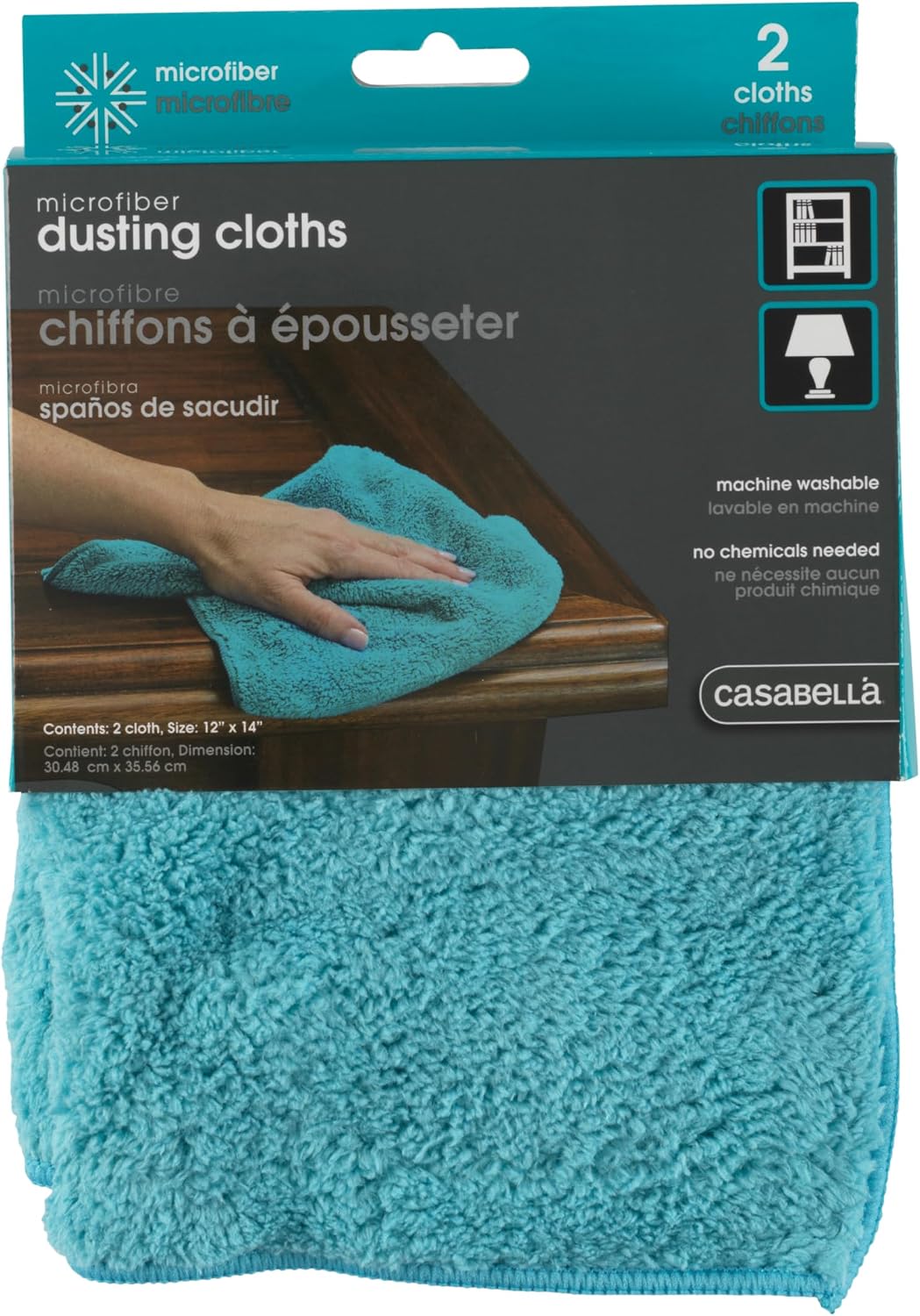 Casabella, Cloth Microfiber Dusting Blue