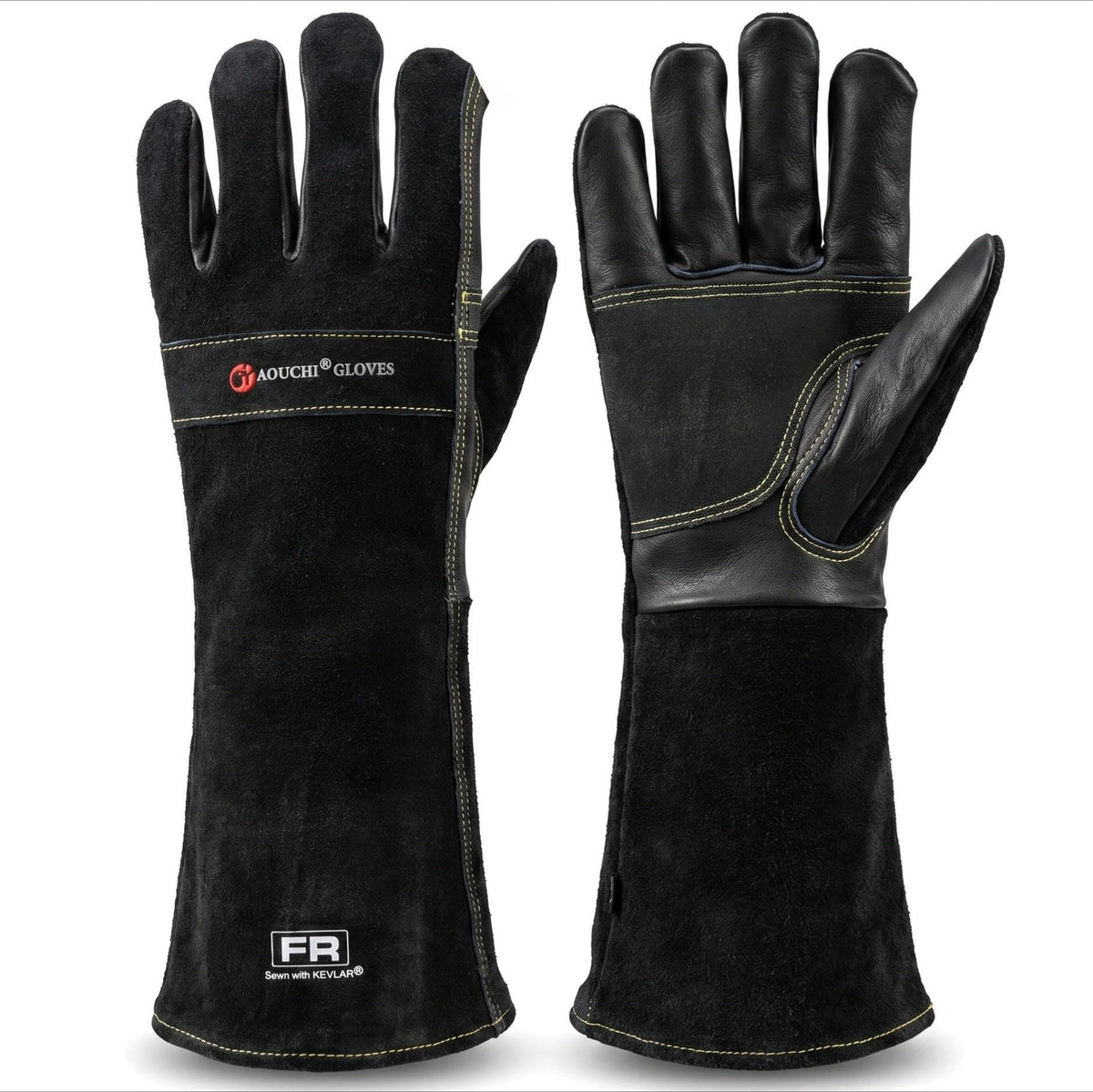 Welding Gloves -Long Sleeve Fireproof and Heat Resistant 15IN L
