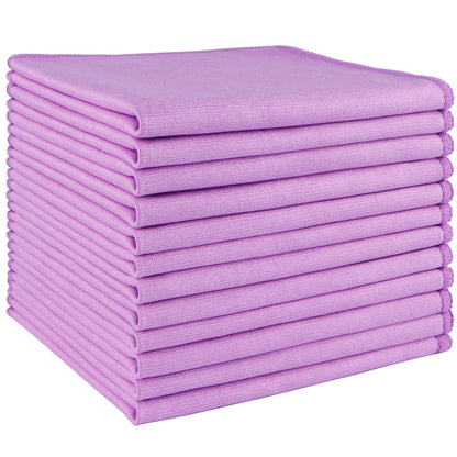 HOMEXCEL Glass Cleaning Cloths 6PK, Streak Free Towel for Windows, 14x16in