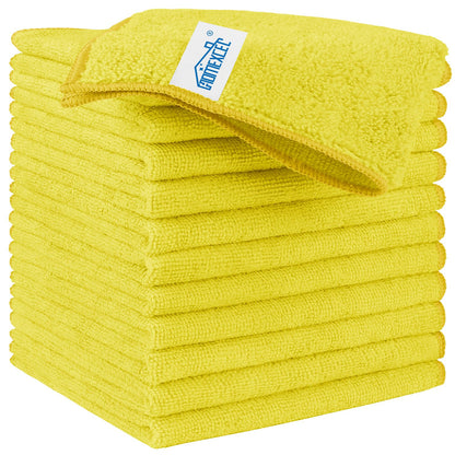 HOMEXCEL 8PK Microfiber Cleaning Cloth, Cleaning Rags for Home, 11.5x11.5in