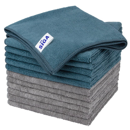 MR.SIGA Microfiber Cleaning Cloths, All Purpose Cleaning Towels, Pack of 6