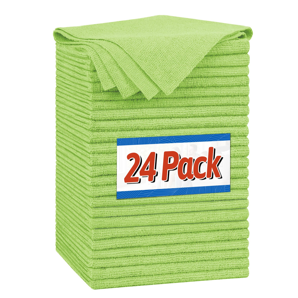 FIXSMITH Microfiber Cleaning Cloth, 100 Pack Shop Towels, Micro Fiber Cloth for Cleaning Car, All-Purpose Absorbent Cleaning Rags for Housekeeping, Dust Cloth for Office, Car Wash Towels, 12inx12in