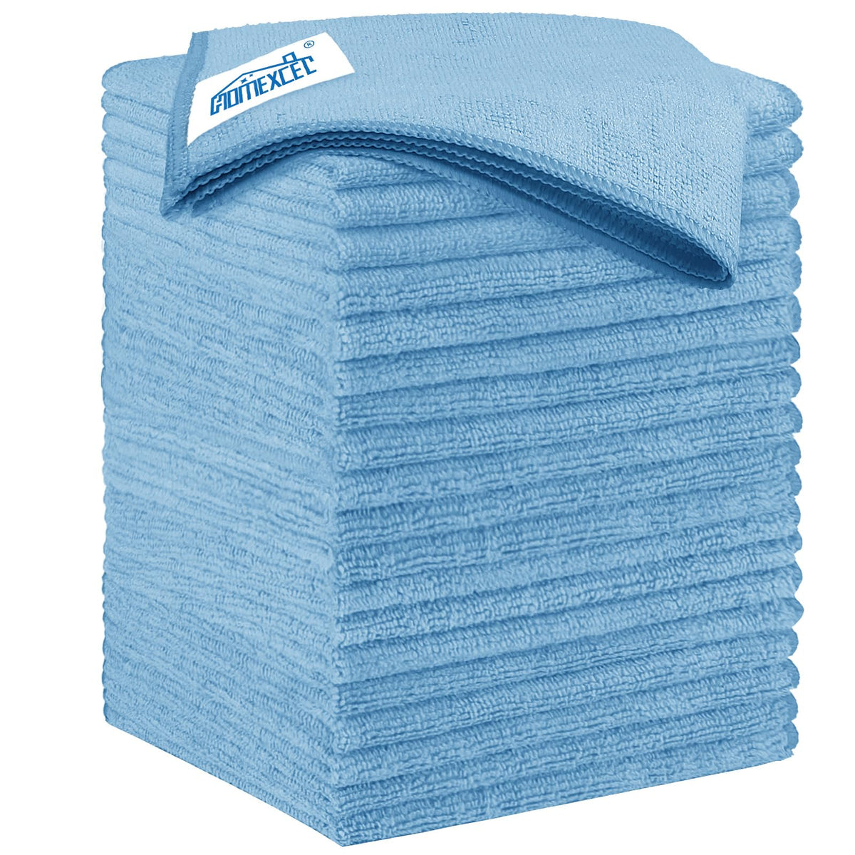 HOMEXCEL Black Microfiber Cleaning Cloth 12 Pack, 12.5 x 12.5 inch Microfiber Towels for Cars, Ultra Absorbent Car Washing Cloth, Lint Free Streak Free Cleaning Rags for Car, Kitchen, and Window