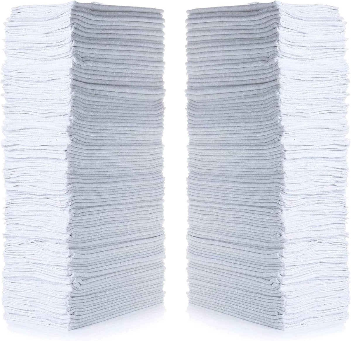 Simpli-Magic Cotton Shop Towels 14"x12" (145 Pack) – Reusable Cleaning Shop Rags for Automobiles, Industries, Garage and Homes (White)