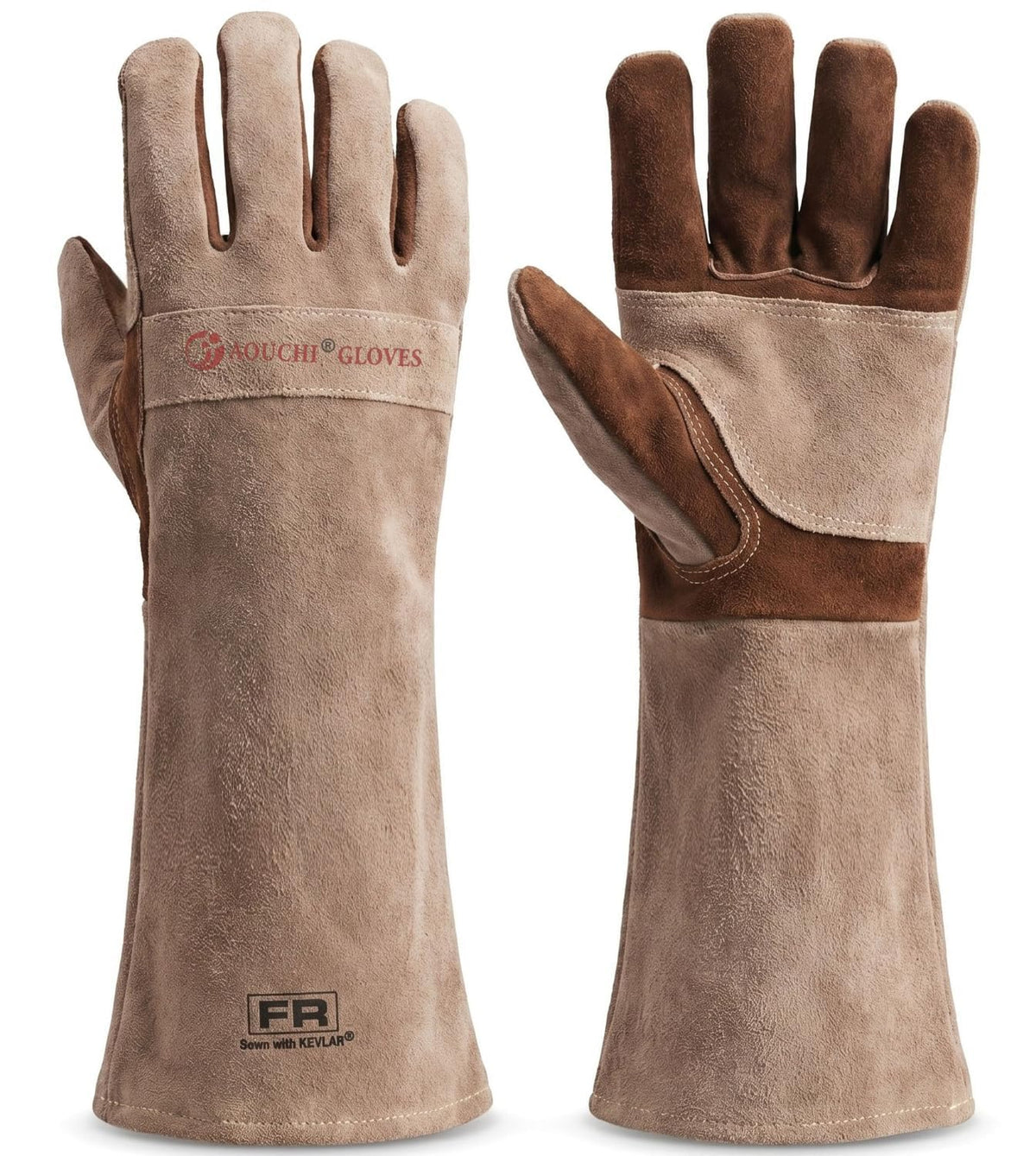 Welding Gloves -Long Sleeve Fireproof and Heat Resistant 15IN L