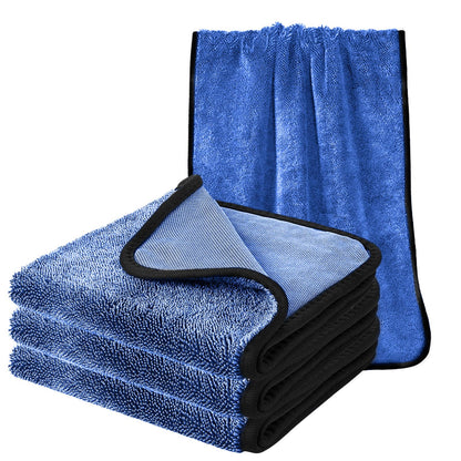 Shiny Cleaning Wipes Shower Cleaning Cloths- 3pcs Super Absorbent Microfiber Bath Towels for Effortless Cleaning of Windows, Bathroom, Car & Home Toilet - Shiny Cleaning Wipes（15.7x23.6in