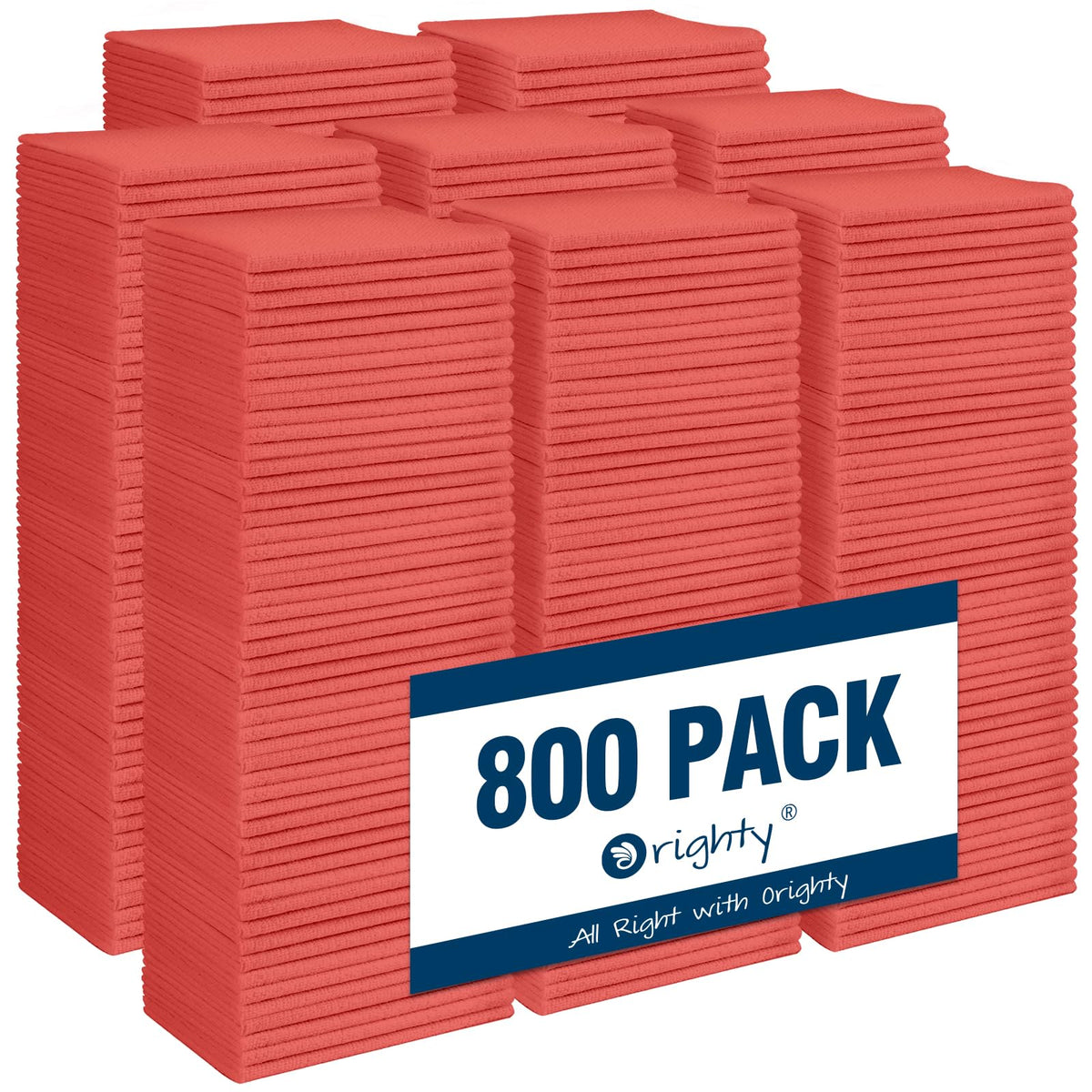Orighty Microfiber Cleaning Cloth - 24 Pack, Cleaning Rags 12x11 inch