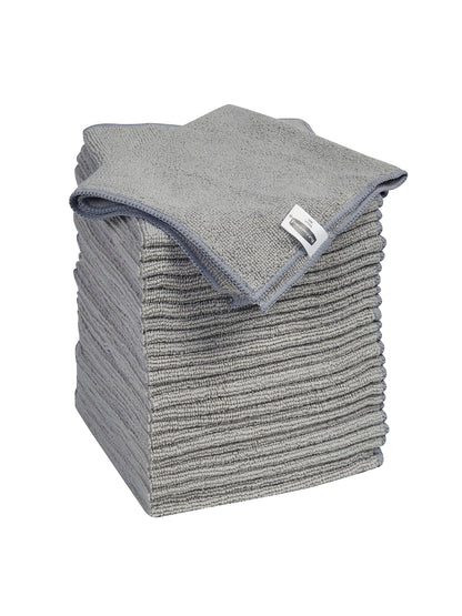 Rubbermaid Microfiber Cloth Towels 24 Pack 14"x14" Non-Scratch Reusable/Washable for Cleaning/Wiping/Polishing for Home/Kitchen/Car